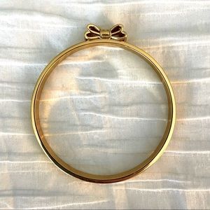 Kate Spade gold bow bangle bracelet